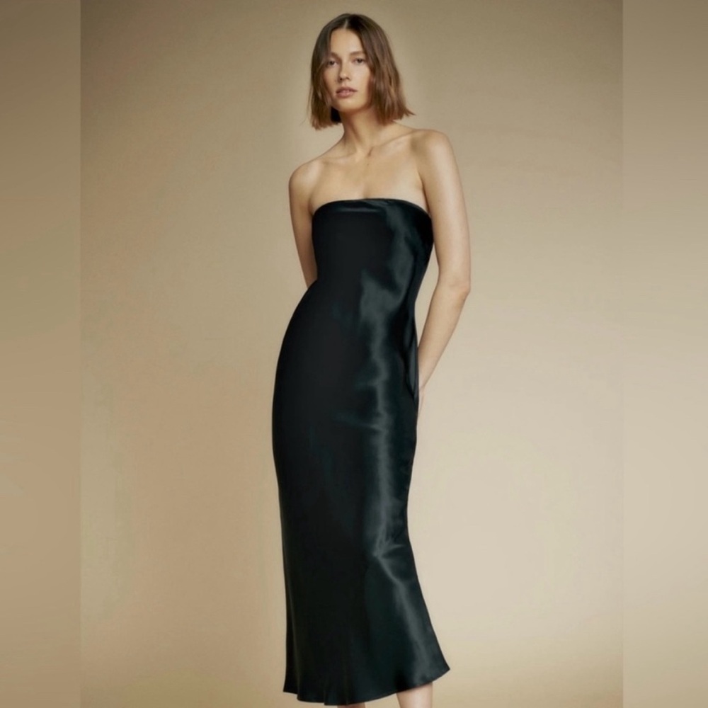 Reformation Joana Silk Dress
